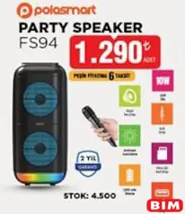 POLOSMART PARTY SPEAKER HOPARLÖR FS94 indirimli fiyat POLOSMART PARTY SPEAKER HOPARLÖR FS94 fiyat ve kampanya bilgisi
